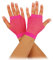 Bristol Novelty BA571 Handschuhe aus Netz, Neon-Rosa, Damen, Rose, Einheitsgröße