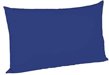 Fleuresse Colours Kissenbezug, Mako Satin, Kobalt, 40 x 60 cm