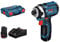 Bosch Professional GDR 12V-105 - Atornillador de impacto a batería (2 baterías x 2.0 Ah, 12V, 105 Nm, en L-BOXX)
