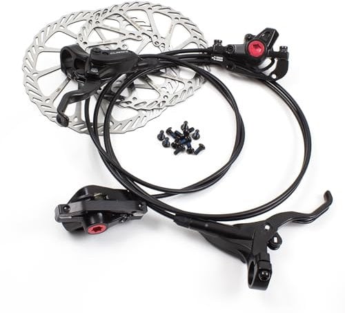 Clarks M2 Hydraulic Brake Set, Black, 180 mm Front and 160 mm Rear Rotor