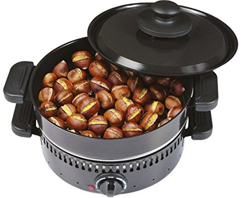 PENTOLA PADELLA ELETTRICA PER DA CASTAGNE MULTIGRILL CREPIERA PIASTRA GRILL FRUTTY