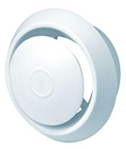 125mm Round Ceiling Extract Valve Adjustable Air Vent Grille Anemostat Diffuser Hose Ventilation Cover Cap Hit&Miss (125mm)