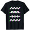 Retro Glitch Wellenformen Synthesizer T-Shirt T-Shirt