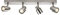 Knightsbridge GU10 Adjustable Spotlight, Pressed Steel, 50 W, Brushed Chrome