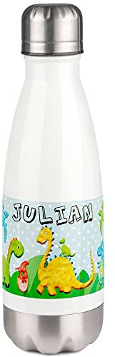 Gourde thermos blanche personnalisée photo – Bouteille thermos tendance en inox blanc avec impression photo – Bouteille personnalisable