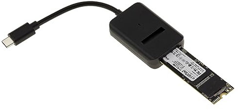 Kalea-INFORMATIQUE Adaptador para Leer un SSD M2 en un Puerto USB Compatible con M2 NVMe y SATA B M y B+M, Enlace USB 3.2 Gen2 10GB Tipo C. Dock USB M.2 Compatible con PC y Smartphone.