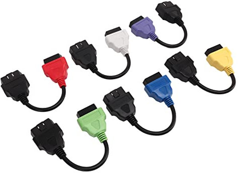 OBD2-Adapterkabel, Diagnosekabel, OBD2-Diagnosekabel-Stecker, Scan-Tool, 6 Stück Für MultiECUScan-Adapterkabel, OBD2-Diagnose-ECU-Scan-Tool-Kabel, Ersatz Für FIAT, obd2 Bluetooth-Adapter ABS-Scan