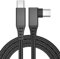 INF Câble de Connexion USB-C pour Oculus Quest 2, Conception à Angle de 90 degrés, Transfert et Chargement Rapides, câble Extra Long, Conception Intelligente