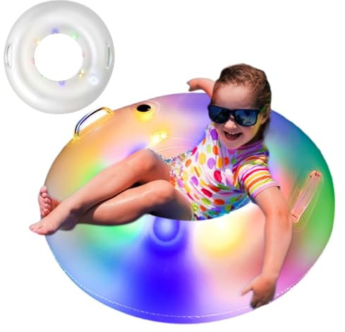 Poolring Schwimmer, Schwimmring | Erwachsene Blow Up Pool Schwimmer | Erwachsene blasbare LED Schwimmen Ringspielzeug für den Einsatz im Freien Strandparty See