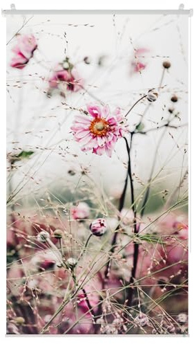 Lichtblick Rollo Tageslicht Blickdicht ohne Bohren Rosa 85 cm x 150 cm (B x L)