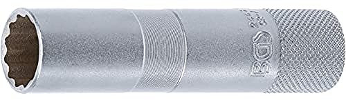 BGS 2448 | Douille de bougie à retenue en caoutchouc douze pans | 10 mm (3/8) | 16 mm