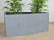 Elegant Einrichten Pflanztrog als Raumteiler 150x62x70cm Grau