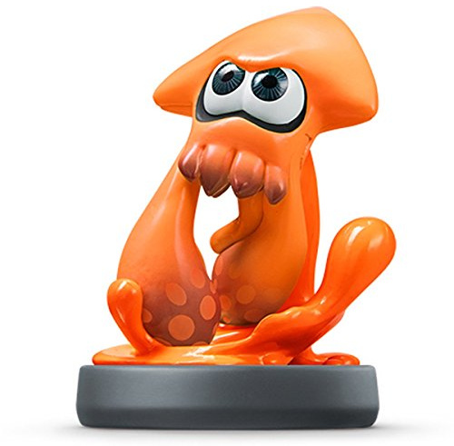 Nintendo Amiibo Ika / Squid Color Variation (Orange Ver.) - Splatoon Series Ver. [Wii U] [Import Japon]