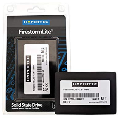 Hypertec Firestormlite 240 Go 6,3 cm 7 mm SATA 6 Gbit/s Disque SSD avec Adaptateur 9,5 mm