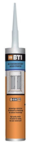 4W-Fensterdichtstoff Außen 290 ml Kartusche weiß Dichtstoff Fenster Fensterdichtstoff