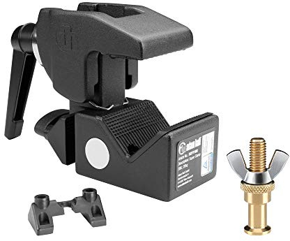 Adam Hall Accessories SUPER CLAMP SET 1 - Universal Hook Clamp with Toggle Black and with Bolt SS018