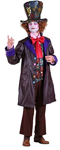 Thetru Herren Kostüm verrückter Hutmacher Clown Karneval Fasching Gr.L