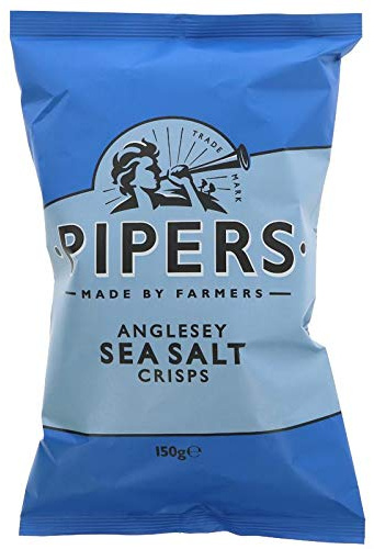 Pipers Crisps Anglesey Sea Salt 150g (Pack of 15)