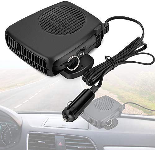 Sbrinamento Rapido Auto Sbrinatore Ventola con Funzione di Riscaldamento e Raffreddamento, Ventilatore Riscaldamento Auto 12V, Sbrinatore Parabrezza Elettrico Automatico per Rimozione Neve in Inverno