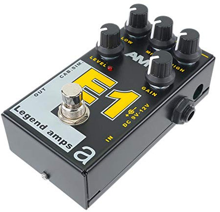 AMT E1-1 Kanal JFET Gitarrenvorverstärker mit Cab.Sim (Enlg Emulate)