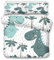 Morbuy-Shop Bettwäsche Set 180x220cm 3 teilig Kinderbettwäsche Jungen Dinosaur Bettbezug Weiß Blau Muster Bettwäsche mit 2 Kissenbezug 50x75cm Microfaser