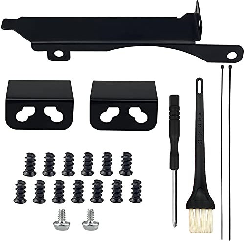 22Pcs Fan Mount Rack PCI Slot Bracket Fans 9cm 12cm Computer Radiator Stand Holder DIY Support Tool With Brush and Screwdriver for Video Card Graphic Card