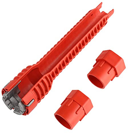 Larcele 8 in 1 Faucet and Sink Installer, Multi-Function Pipe Wrench Plumbing Tool for Bathroom, Kitchen DYBS-01