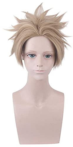 MAOMA Anime Cosplay Perücke,My Hero Academia Hawks Wig Perücke with ​Perückenkappe, für Halloween, Party, Karneval Cosplay-Perücke