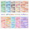 ASTER 10 Blätter Bunte Alphabet Aufkleber, Selbstklebend Zahlen und Buchstaben Sticker, DIY Buchstabe Etiketten Aufkleber für Scrapbooking Verschönerung Beschriften Geburtstagskarte