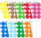 Aster 400 Stück Bunte Punke Aufkleber, 5 cm Selbstklebende Farbige Punkten 10 Farben Farbkodierung Etiketten, Runde Punktaufkleber für Klassenzimmer Büro Zuhause Codierung Organisation
