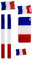 BIKE-label X300671VA Autocollant 3D pour voiture Drapeau de la France