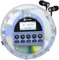 KLIM Nomad Lettore CD portatile - Batteria Lunga Durata - Include Auricolari - CD-R, CD-RW, MP3 - FM, Bluetooth - Ideale per Auto - Transparent(Ricondizionato)