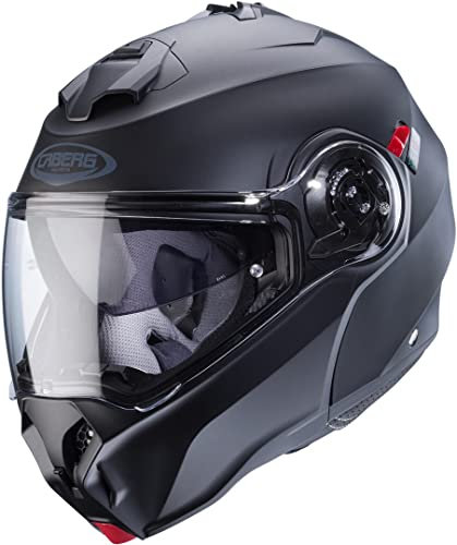 CABERG Unisex Duke Helmet, Schwarz matt, XS 53/54
