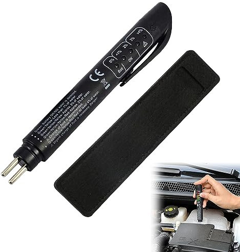 Bremsflüssigkeitstester, Bremsflüssigkeit Tester, Bremsflüssigkeitsprüfer,Bremsflüssigkeit Tester Auto,Bremsöltester, NF Bremsflüssigkeitstester Stift Bremsflüssigkeit Teststreifen Kalibriert
