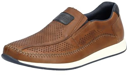 Rieker 11950-25 Herren Slipper Leder braun braun