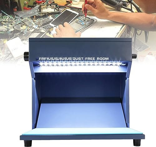 Oiyekntd Vertikale laminare Flusshaube Luftstrom saubere Bank, laminarer Staubfreier Arbeitstisch mit H-E-P-A-Filter für Telefon LCD Reparatur/Workshop/Labor/Einrichtung