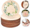 Sporgo Lot de 16 disques ronds en bois : 15 cm de diamètre, panneaux de bois non traités, pour travaux manuels, peintures, décorations à suspendre