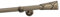 HDTL Gardinenstange Vorhangstange 19mm 1-läufig Wandmontage Messing Antik 240 cm Nel