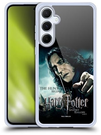 Head Case Designs Offizielle Harry Potter Severus Snape Deathly Hallows VII Gel Handyhülle Hülle [Militärischer Schutzgrad] Kompatibel mit Samsung Galaxy A55 5G