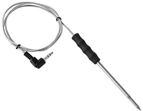 1 Pack Replacement Meat Probe for Ninja DG551, DG651, DG651Q, DG651QBK, DG651QCM,Foodi Smart XL 6-in-1 Indoor Grill with Air Fry, Smart Thermometer Probe for Ninja Indoor Grill Accessories