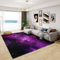 Galaxy Teppich für Kinderzimmer, Wohnzimmer, Schlafzimmer - Lila Galaxie, Großer Weltraum-Teppich, Weich Kurzflor & Waschbar & Rutschfest, Kinderteppich 160x200 cm