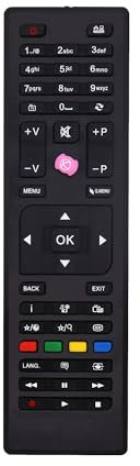 FOXRMT Telecomando universale per TV Digihome Finlux Telefunken Celcus Logic JVC Tucson Edison Oceanic Bush – nessuna installazione richiesta