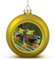 Weihnachtskugel-Ornamente, rote Augen, Baumfrosch-Druck, dekorative Anhängerkugeln, Weihnachtsbaumkugeln