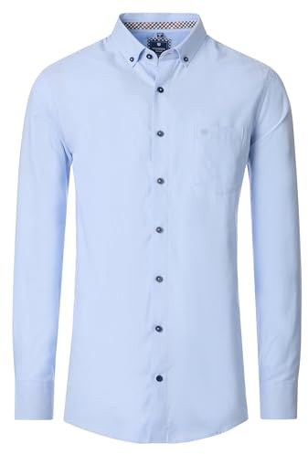 Redmond Freizeithemd Uni Comfort Fit Blau 6XL