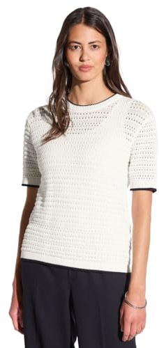 Street One Damen Pullover mit Lochmuster