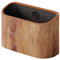 LOVIVER Mini poubelle peut poubelle poubelle petit conteneur amovible de comptoir de comptoir de basses à poubelle pour le bureau de la chambre de vanité de, Couleur Du Bois