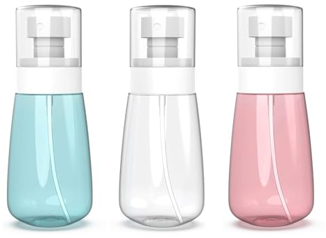 spray pequeñas para rellenar, pequeñas botellas (Blue+Clear+Pink, 100ml*3)