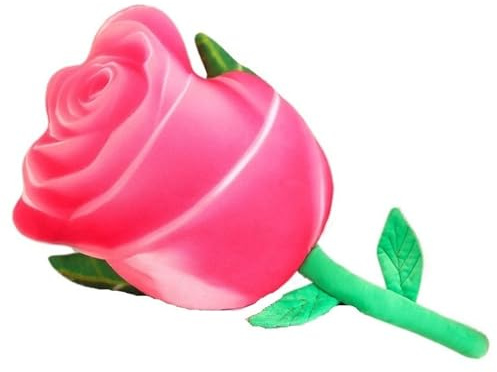KUKUShining Rose Blume Plüsch Kissen, Weiches Blumenförmiges Dekokissen Rosenstrauß Kuscheltier Zierkissen Sofakissen Ideal Als Deko Für Schlafzimmer(Pink)