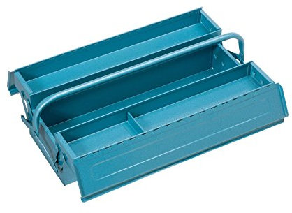 WERKZEUGKOFFER - 3-teilig Stahlblech - leer - Breite 430 mm Höhe 150 mm, Tiefe 195 mm