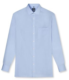 OLYMP Herren Oberhemd Langarm Luxor,Chambray,Comfort fit,New Kent